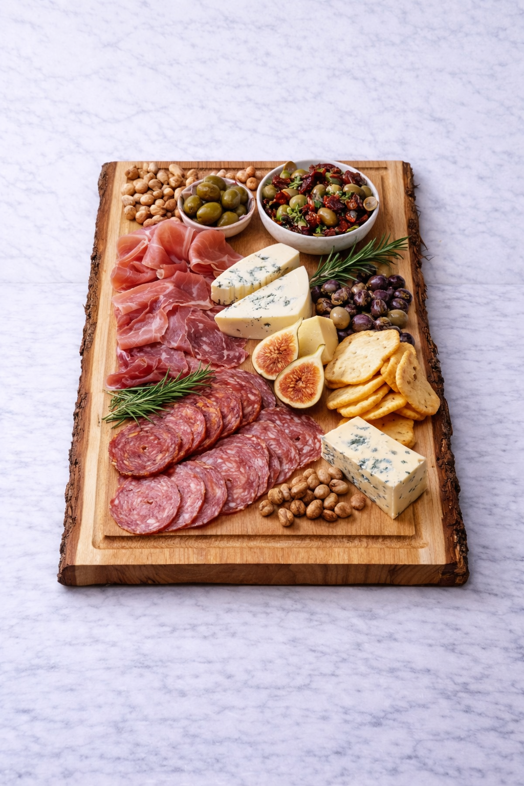 Serveringsskärbräda rustik ek